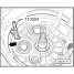 Фиксатор сцепления трансмиссии VAG T10303 для 6-ступенчатой АКПП DSG 02E - фото
